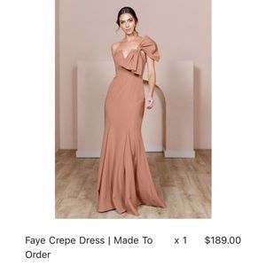 Revelry Dessert rose dress